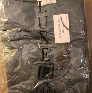 LuLaRoe Luxe Leggings Dark Green 2XL